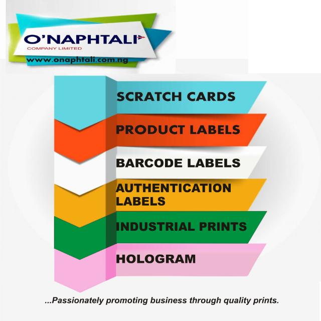 TO PRINT SCRATCH CARDS, PRODUCT LABELS, PRODUCT AUTHENTICATION LABELS - CALL 08127684417