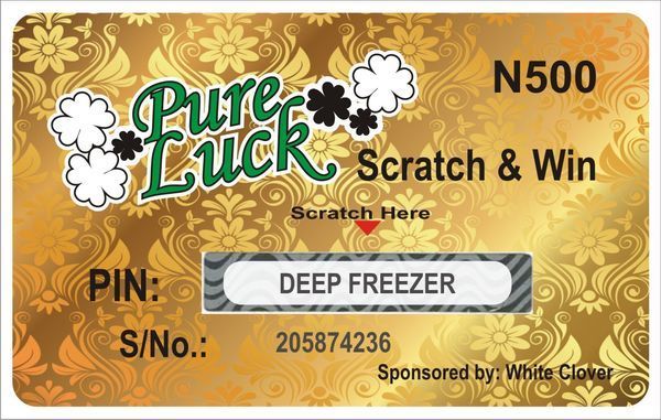 CALL HOPE ON 08128573925 TO PRINT SCRATCH AND WIN PROMO CARDS