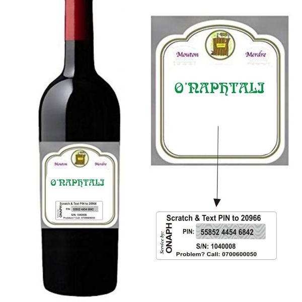 CALL HOPE ON 08128573925  TO PRINT AUTHENTICATION LABELS