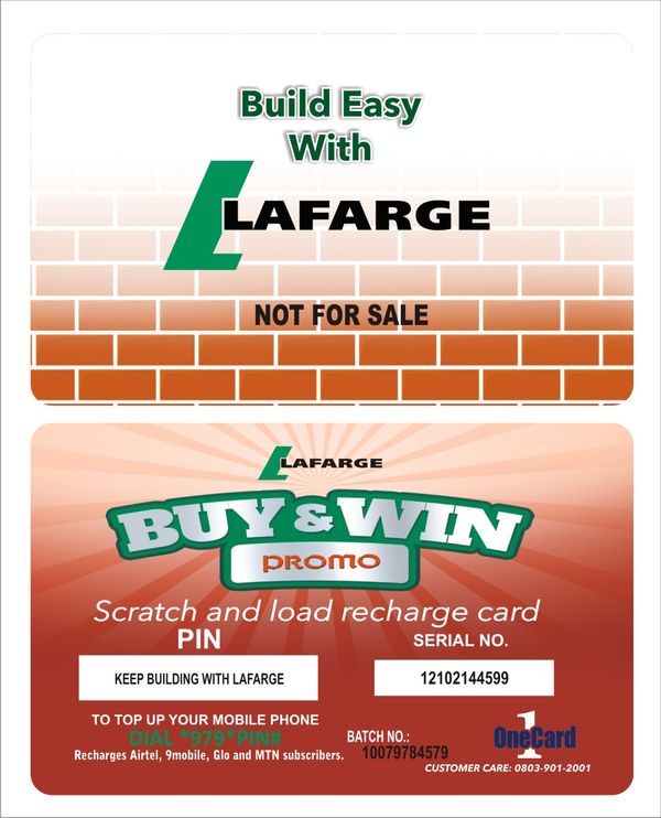 CALL HOPE ON 08128573925 TO PRINT SCRATCH AND WIN GIFT CARDS